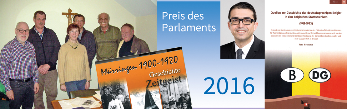 Preise des Parlaments 2016 an René Rohrkamp und die Autorengruppe Mürringen