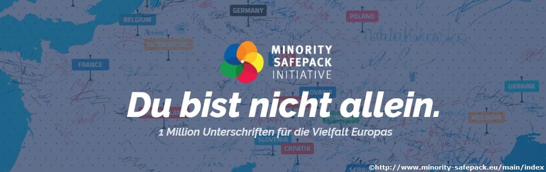 Minority SafePack – eine Million Unterschriften für die Vielfalt Europas