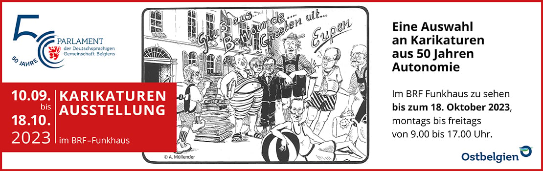 Gruß aus Eupen: Eine Auswahl an Karikaturen aus 50 Jahren Autonomie