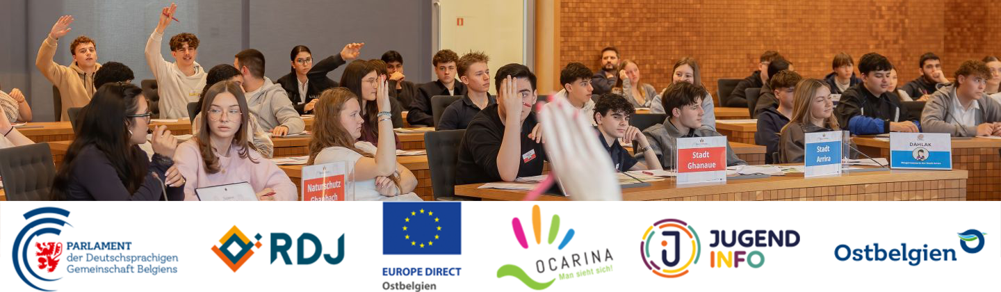 Ostbelgische Schüler nehmen an Rollenspiel teil