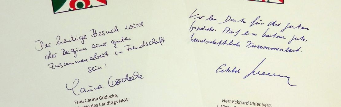 NRW-Landtagspräsidentin zu Gast