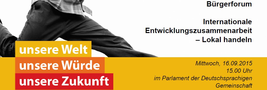 „Internationale Entwicklungszusammenarbeit – global denken, lokal handeln“
