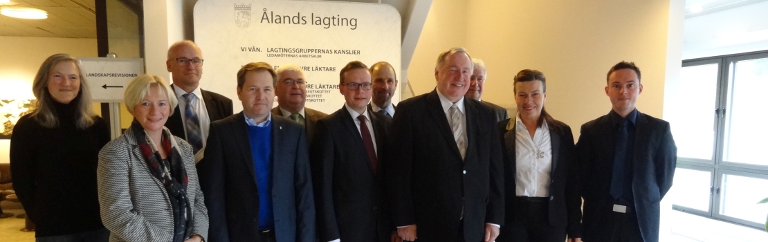 Delegation des DG-Parlaments informiert sich über Autonomie der finnischen Åland Inseln