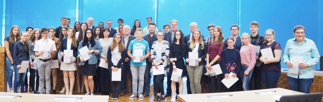 Schüler erhielten Preis für gute Leistungen im Unterrichtsfach Deutsch