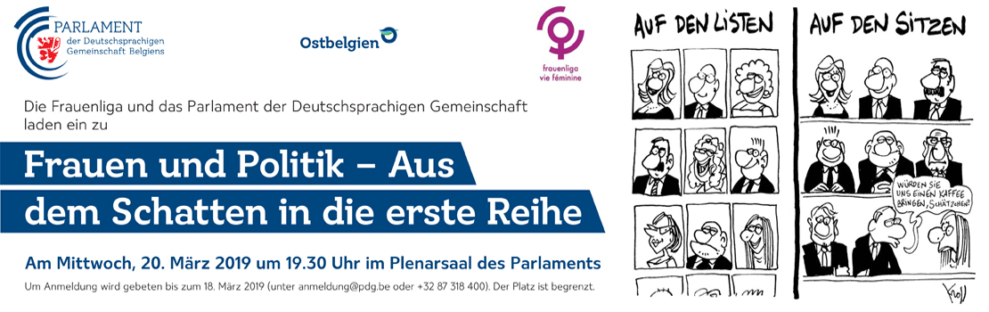 Frauen und Politik – Aus dem Schatten in die erste Reihe