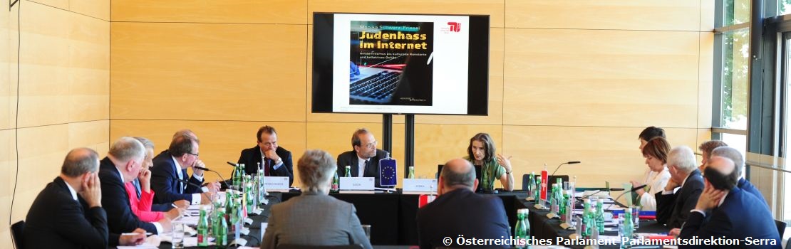Parlamentspräsidenten der deutschsprachigen Länder trafen sich zum Thema Ansitsemitismus - Belgien durch Karl-Heinz Lambert vertreten