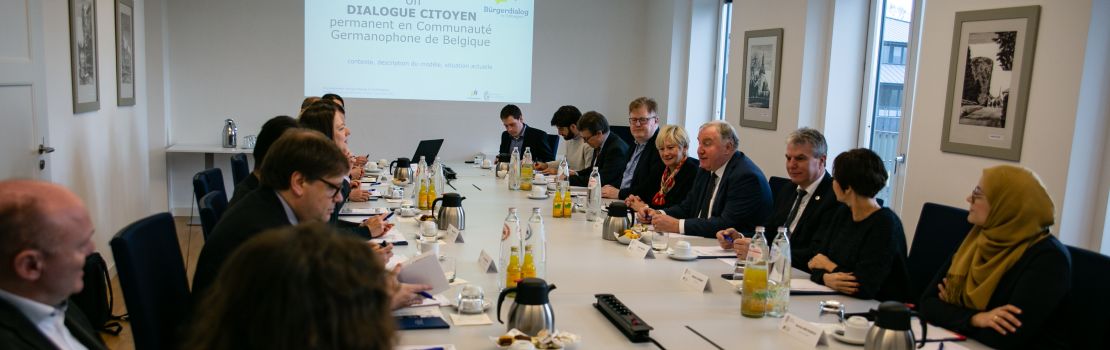 Brüsseler frankophones Parlament plant Bürgerdialog und informiert sich in Eupen