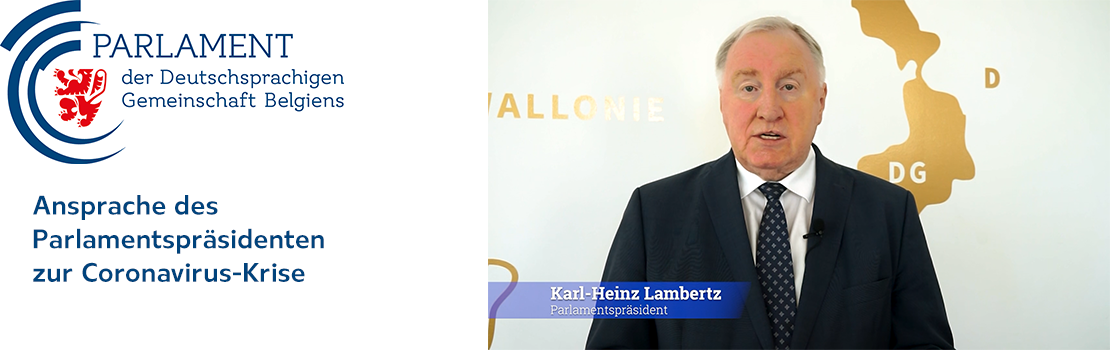 Ansprache des Parlamentspräsidenten