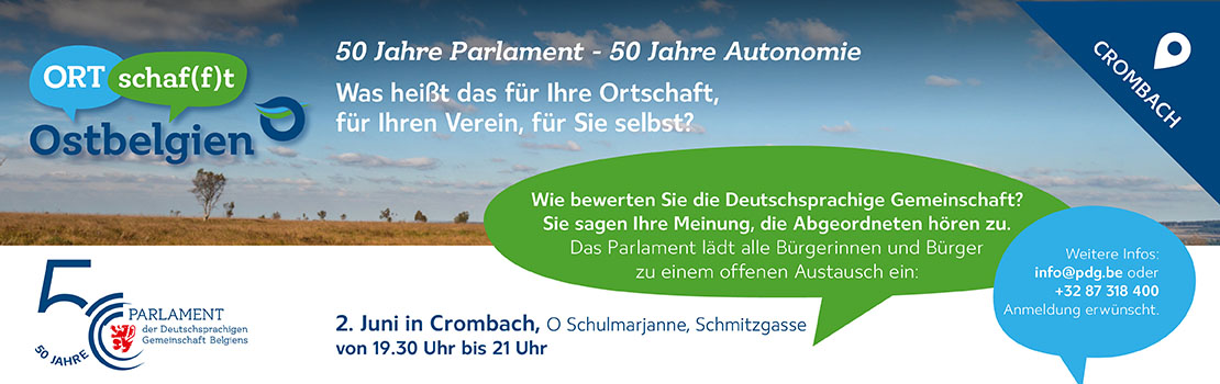 Ort schaf(f)t Ostbelgien - Crombach