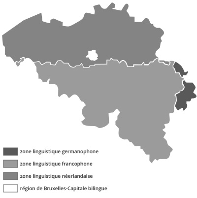 les régions linguistiques